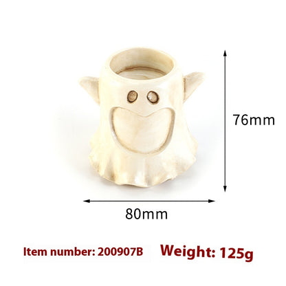 Halloween Pumpkin Candle Holder Creative Decorative Candlestick