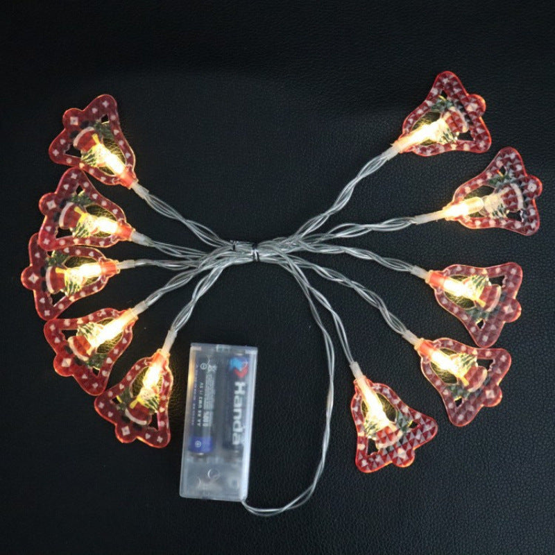 New LED Lighting Chain Christmas Tree Snowman Old Man Halloween Day Atmosphere Decoration