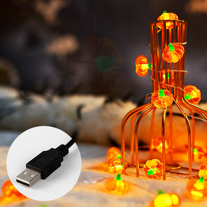 Led Stereo Pumpkin Lamp Modeling Halloween Bar Shop Atmosphere Scene Layout Decorative Lights