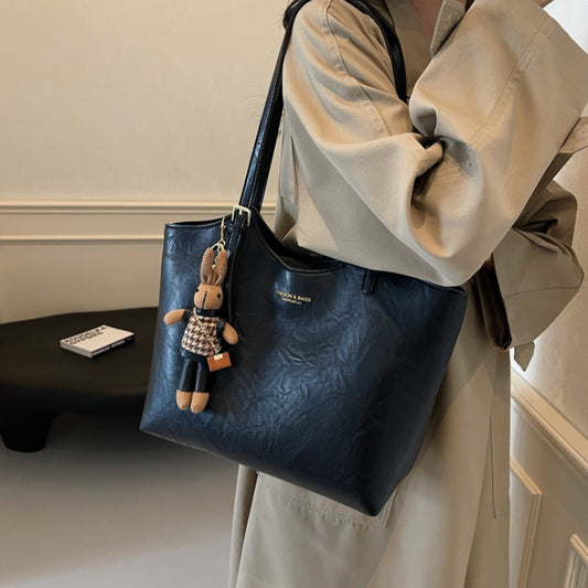 Simple And Versatile Textured Tote Bag For Women